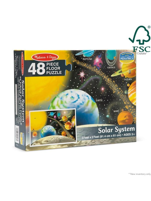 Melissa & Doug Floor Puzzle 48 pcs Solar System Vloer