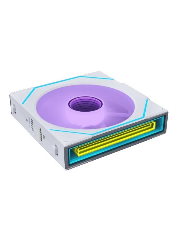 Lian Li SL-INFINITY Wireless Reverse 140 White - Case ventilator - 140mm - Wit met RGB-licht