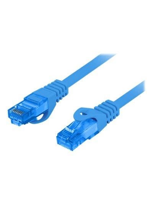 Lanberg patch cable - 1 m - blue RAL 5012 - Blauw - 1m