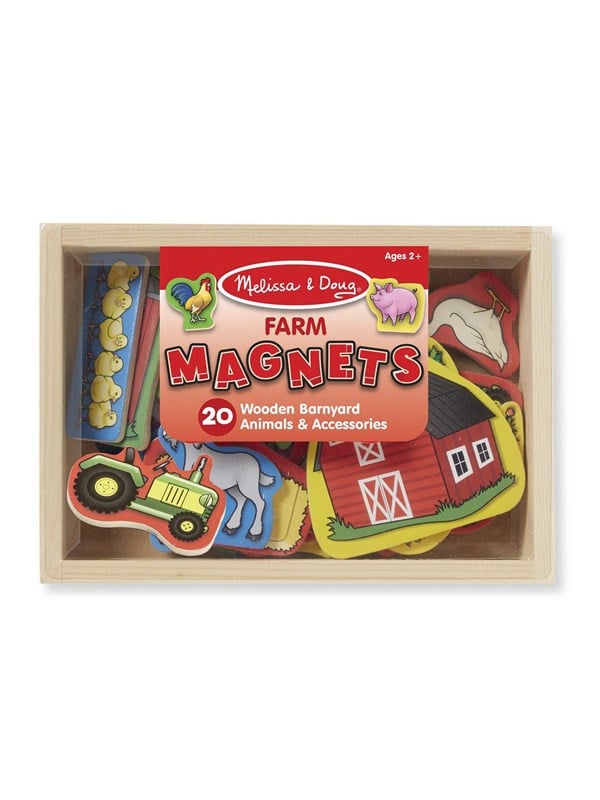 Melissa & Doug Wooden Magnets Farm