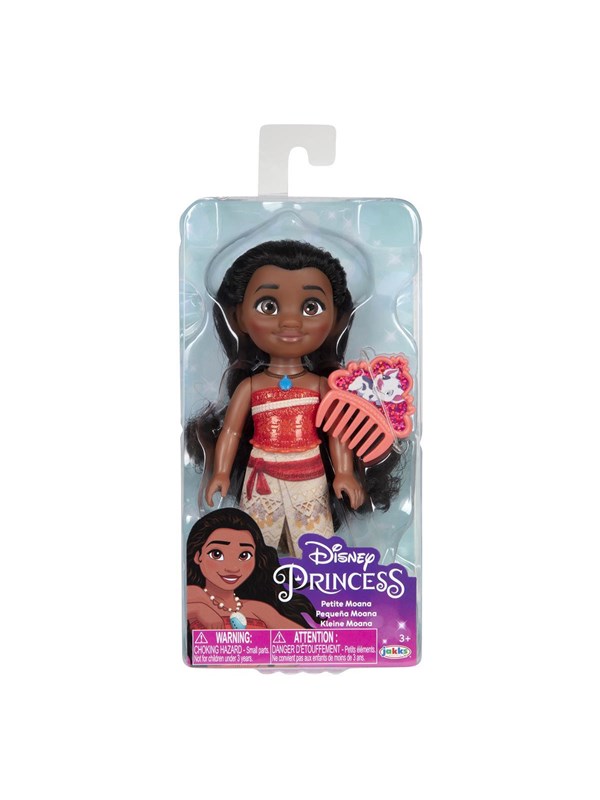 Princess Doll Petite Doll With Comb Vaiana 15cm
