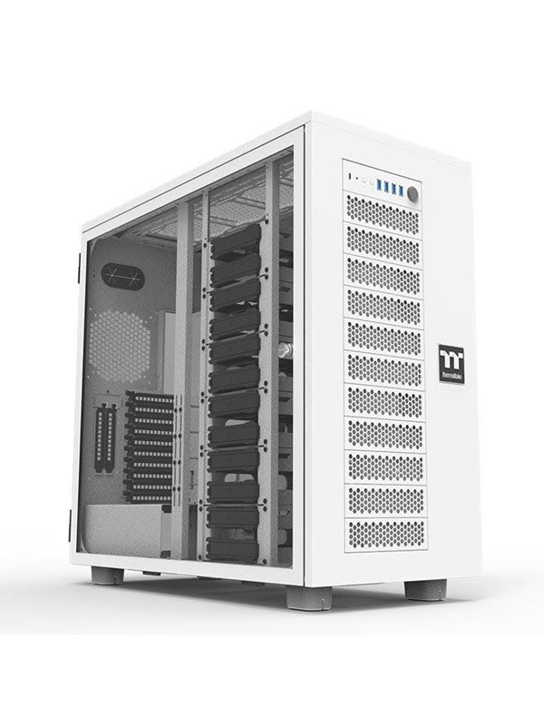 Thermaltake AX700 TG Super Tower - PC Case - Behuizing - Gehard Glas - Stoffilters - Wit