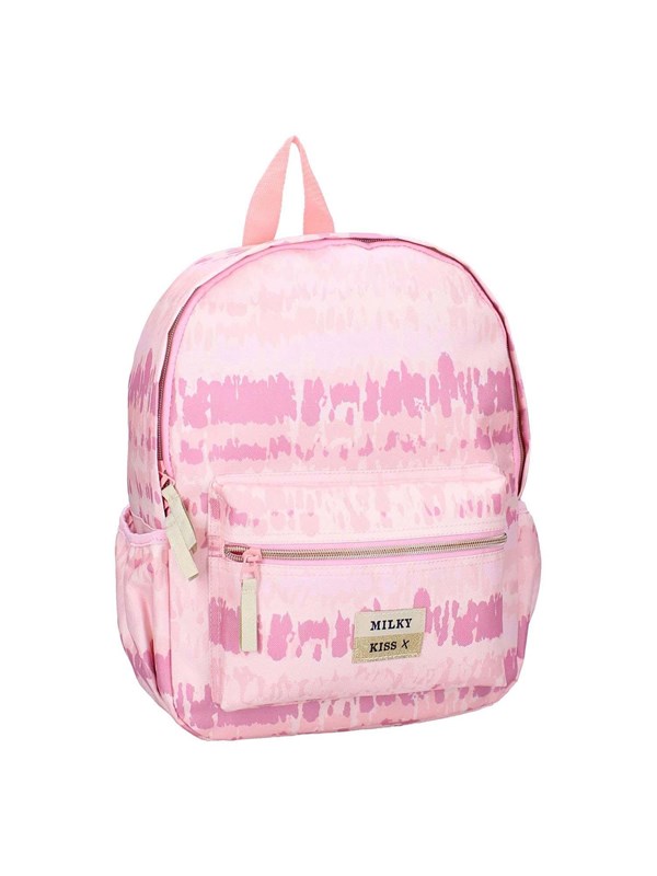 Milky Kiss Love and Laughter pink rugzak Boekentassen en rugzakken
