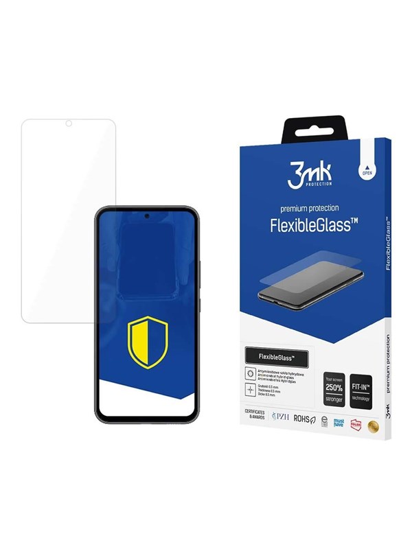 3mk Tempered glass for Samsung Galaxy A54 5G hybrid flexi 7H series FlexibleGlass