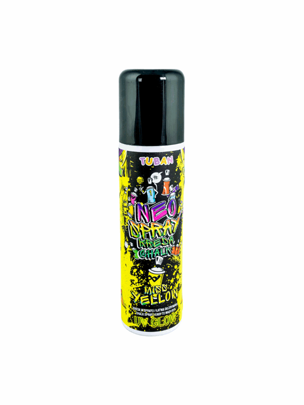 Tuban Neo Chalk Spray Stoepkrijt | Yellow 150 ml