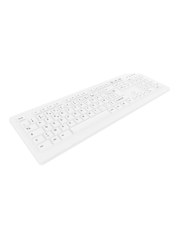 Cherry Contour Active Key MedicalKey AK-C8100 - keyboard - medical hygienic design full size - AZERTY - French - white Input Device - Toetsenbord - Frans - Wit