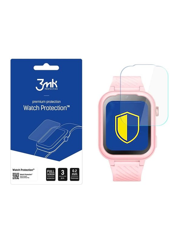 3mk Watch Protection v. FlexibleGlass hybrid glass on Garett Kids Essa