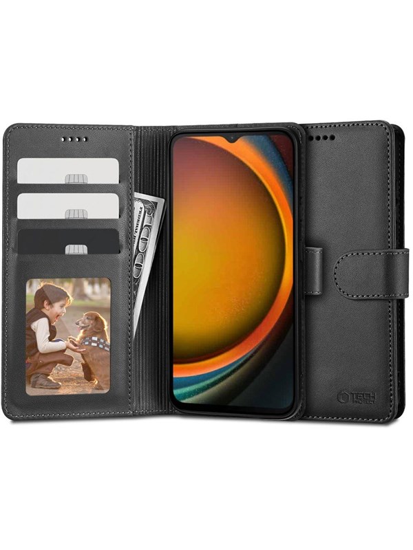 Tech-Protect Wallet Case for Samsung Galaxy XCover 7 - Black