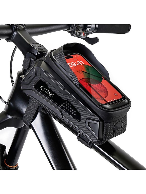 Tech-Protect V2 Bicycle Bag with Phone Space 1.2l - Black