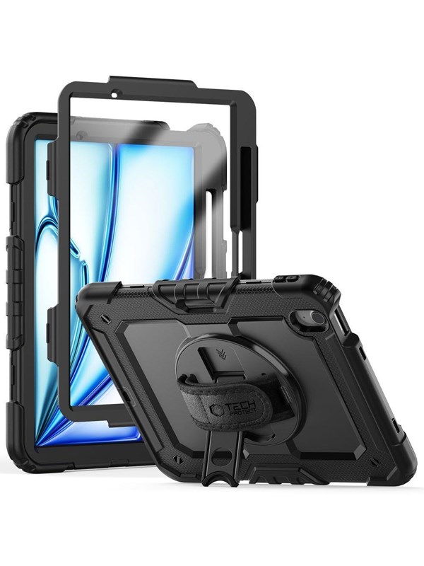 Tech-Protect Solid360 Case for iPad Air 11" (2024/2025/2026) - Black