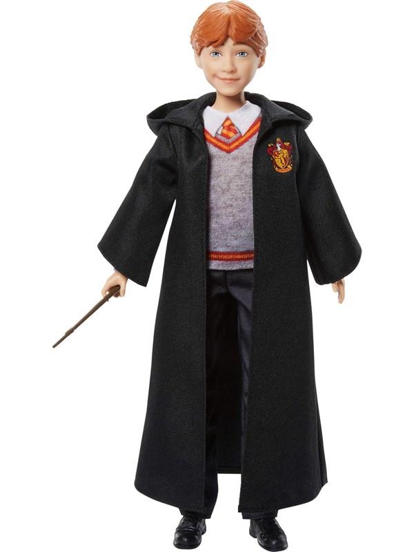 Harry Potter modepop Ron Weasley - Speelgoed pop met toverstaf.