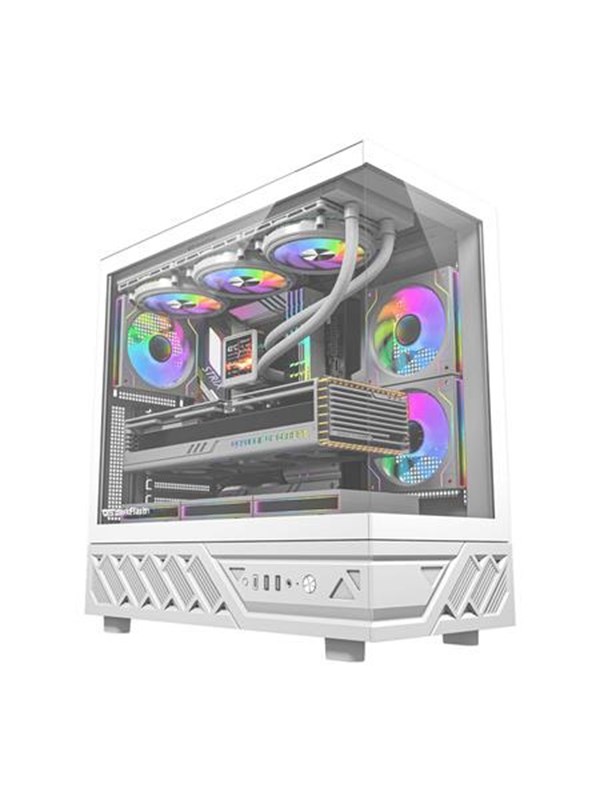 Darkflash DS950 Computer Case - Case - Wit