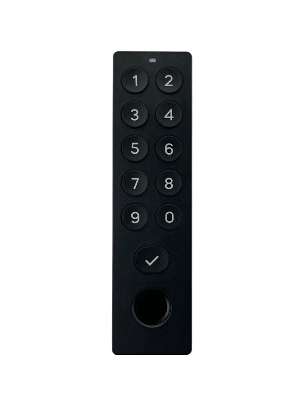 Tedee Keypad Pro Zwart | Toegangscode & Vingerafdruk | tot 100 codes en vingerafdrukken | permanent of tijdelijke toegang | geschikt voor short-stay verhuur | Bluetooth