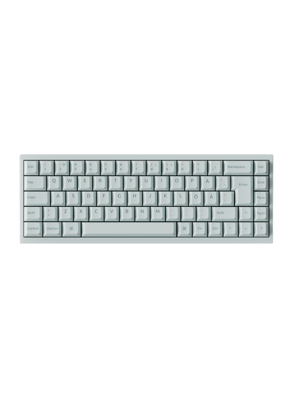 Keychron Q16 HE 65% 8K Wired Ceramic - Gaming Toetsenbord - Zonder Numpad - Noords - Groen