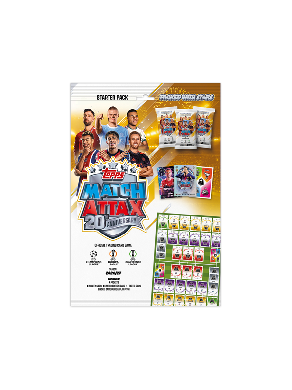 Topps TCG | Match Attax UCC 26/27 Starter Pack | 27 Voetbalkaarten | Verzamelmap en Limited Edition Kaart