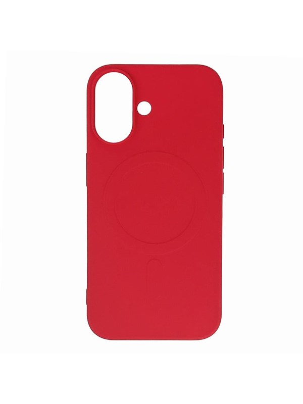 Hurtel Liquid Silicone Case MagSafe for iPhone 16 - Red