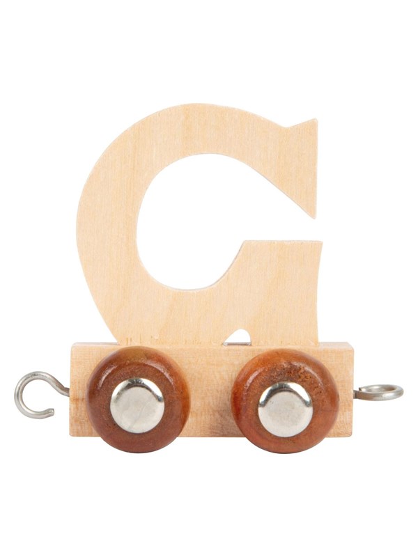 Small Foot - Wooden Letter Train - G - 12 pieces