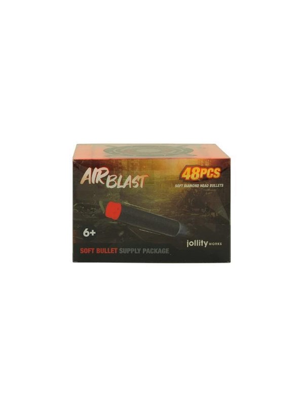 Pirox Airblast Soft Bullet Pack 48 pcs - 6+ Years