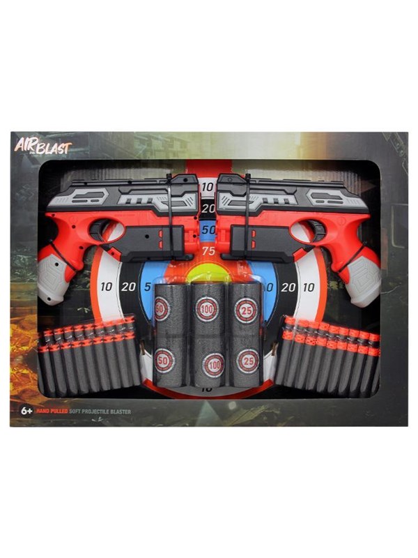 Pirox Airblast Set with 2 Pistols & Accessories - 6+ Years