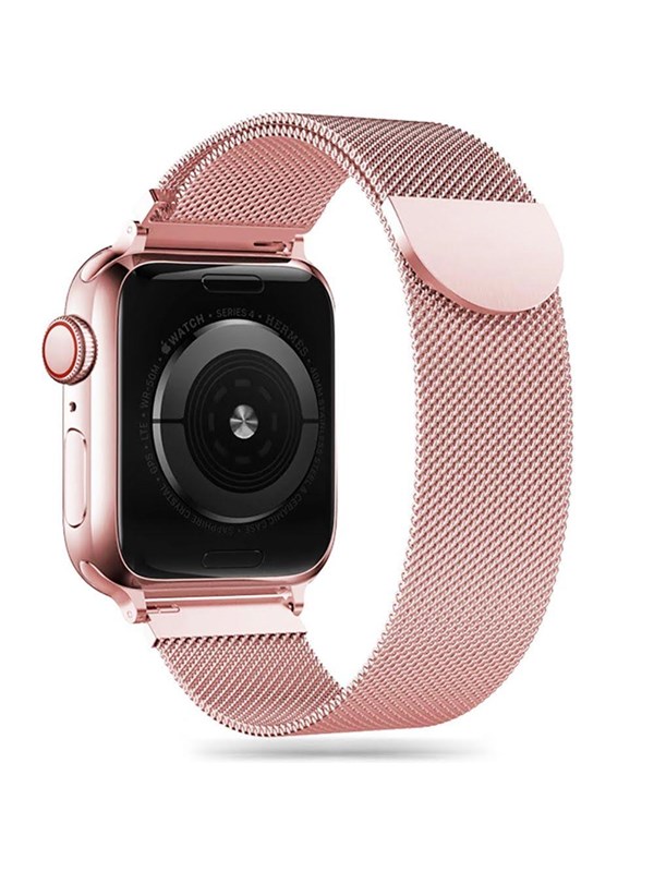 Tech-Protect MilaneseBand Strap for Apple Watch 4 / 5 / 6 / 7 / 8 / 9 / SE / Ultra 1 / 2 (42 / 44 / 45 / 49 mm) - Pink