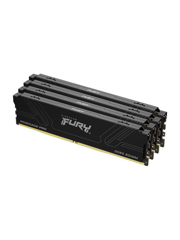 Kingston FURY Renegade PRO DDR5-7600 - 128GB - CL38 - Quad Channel (4 pcs) - AMD EXPO & Intel EXPO - Zwart