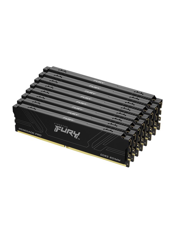 Kingston FURY Renegade PRO DDR5-7600 - 128GB - CL38 - Octa Channel (8 pcs) - AMD EXPO & Intel EXPO - Zwart