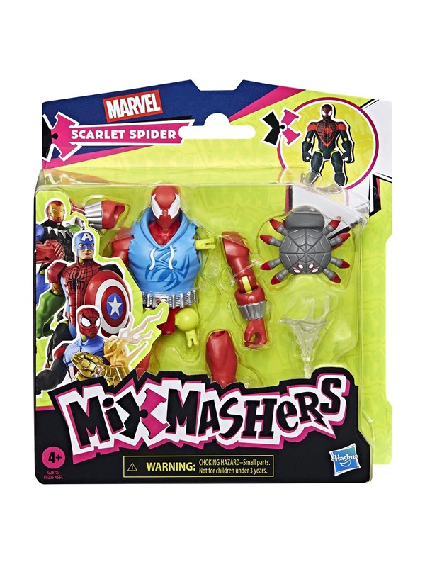 MixMashers Marvel Scarlet Spider Mix-and-Match Spider-Man - Actiefiguur