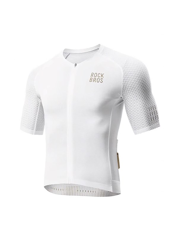 Rockbros YDDX011 Diamond Short Sleeve Cycling Jersey Size M - White