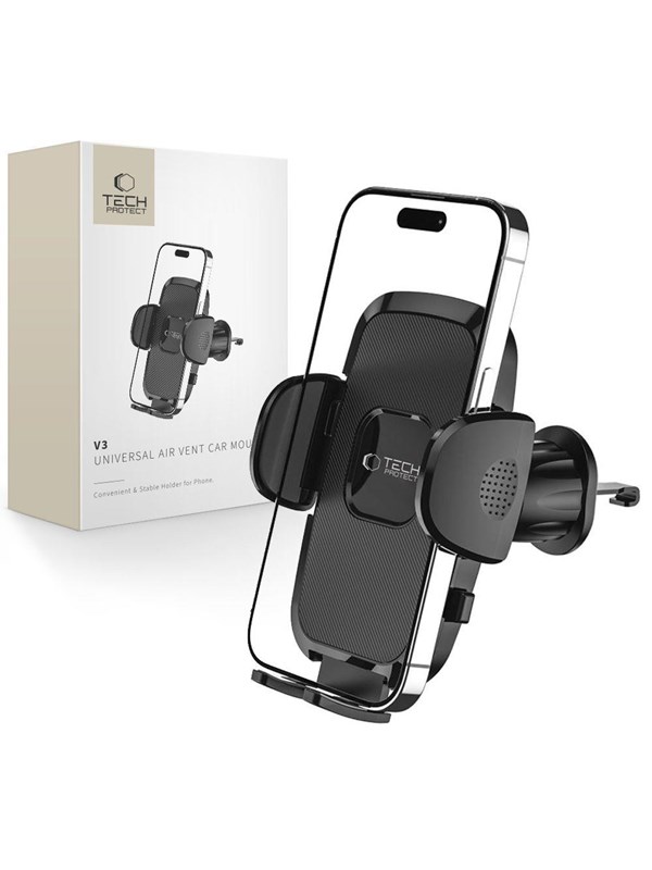 Tech-Protect V3 Car Phone Holder for Air Vent - Black