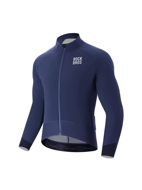 Rockbros YDWT014 Winter Fleece Double Layer Cycling Jacket Size XXL - Blue