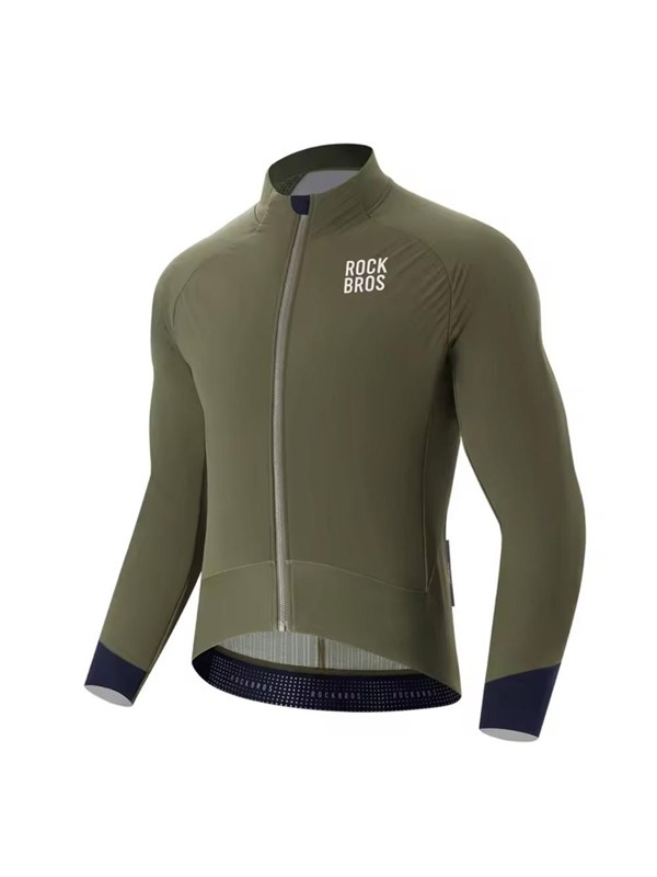 Rockbros YDWT014 Winter Fleece Double Layer Cycling Jacket Size L - Green