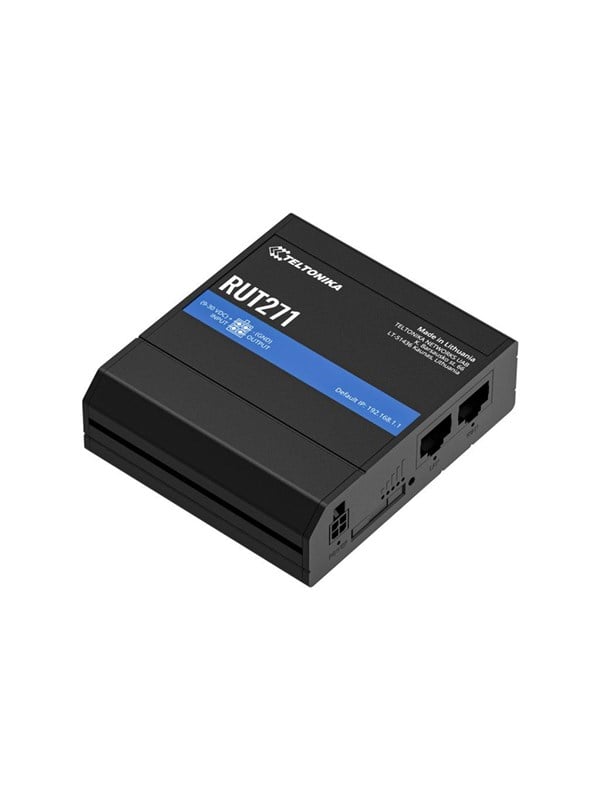 Teltonika RUT271 Redcap 5G Router (RUT271200000 / Standard package with Universal PSU) - Wireless router N Standard - 802.11n