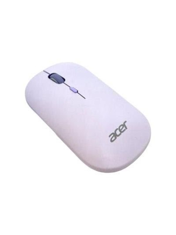 Acer AMR130 - mouse - 2.4 GHz Bluetooth 5.2 - purple - Muis - Optische led - 4 knoppen - Paars