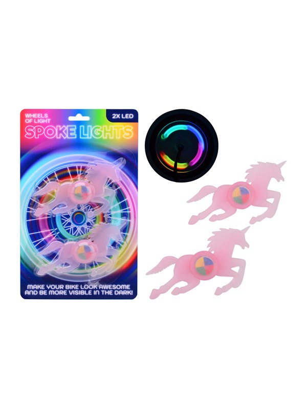Johntoy Unicorn led spaakverlichting 2 stuks paard multi color