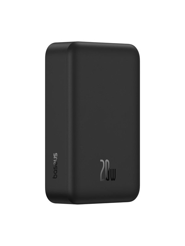 Baseus EnerFill FM41 20000mAh 20W Magnetic Power Bank with 30cm USB-C to USB-C Cable - Black - 20000 mAh
