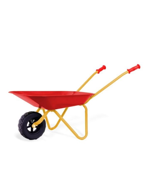 Klein Toys - metalen kinder kruiwagen - rood - draagkracht 10 KG