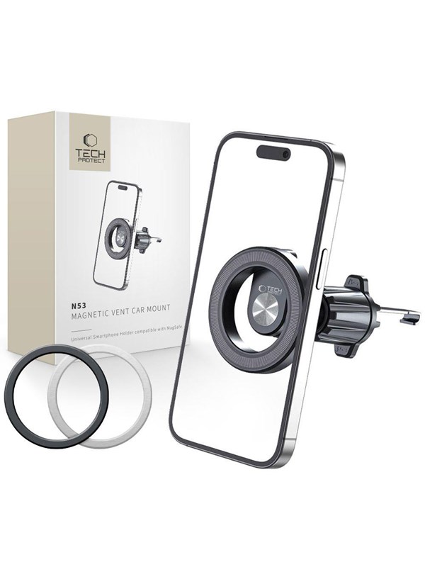 Tech-Protect N53 Car Phone Holder with MagSafe Air Vent - Black
