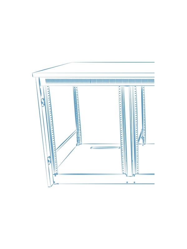Middle Atlantic C5 Series Wood Kit mounting component - woodworker's drawings and hardware - Max - recommended for