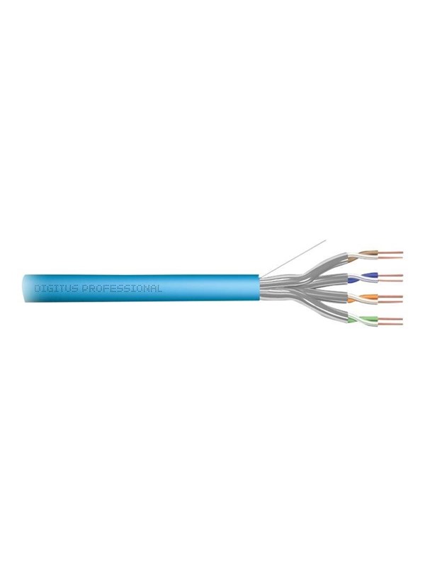 DIGITUS Professional installation cable - 50 m - light blue RAL 5012 - Blauw - 50m
