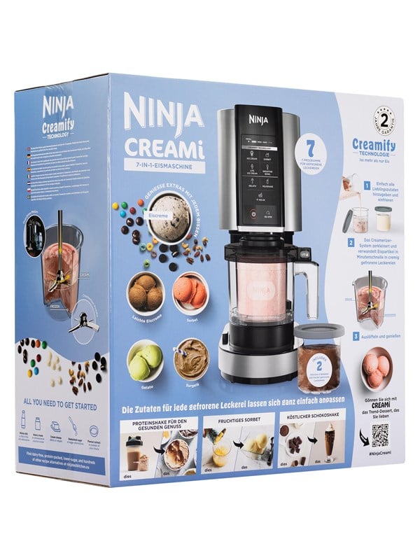 Ninja Ijsmaker Creami NC302EU - ice cream maker - black / silver