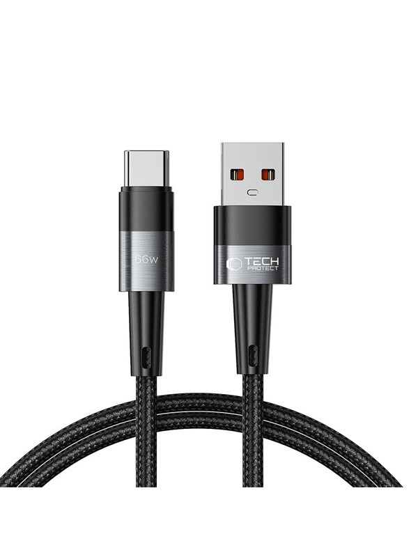 Tech-Protect UltraBoost USB-C / USB-C 66W 6A 1m Cable - Grey