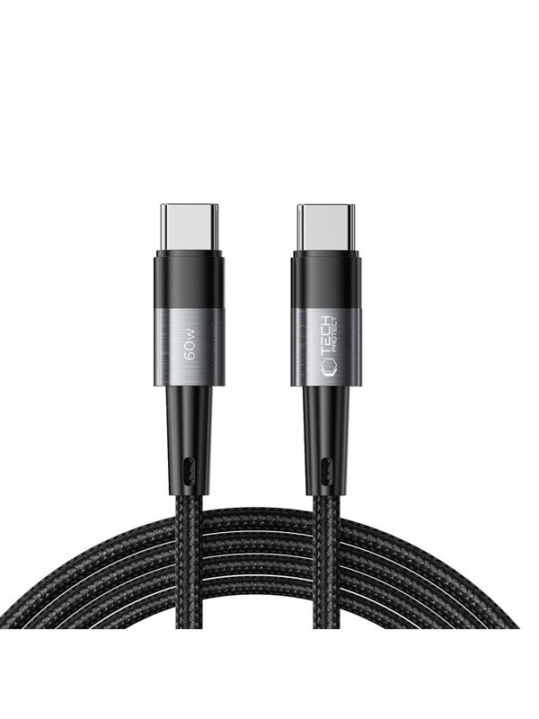 Tech-Protect UltraBoost USB-C / USB-C PD 60W 3A 2m Cable - Grey