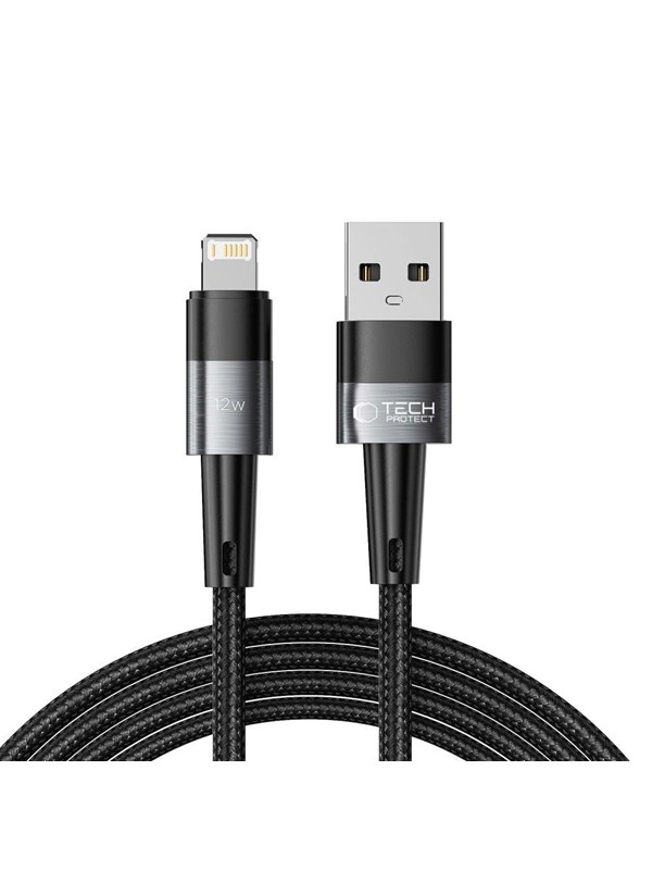 Tech-Protect UltraBoost USB-A / Lightning Cable 12W 2.4A 2m - Grey
