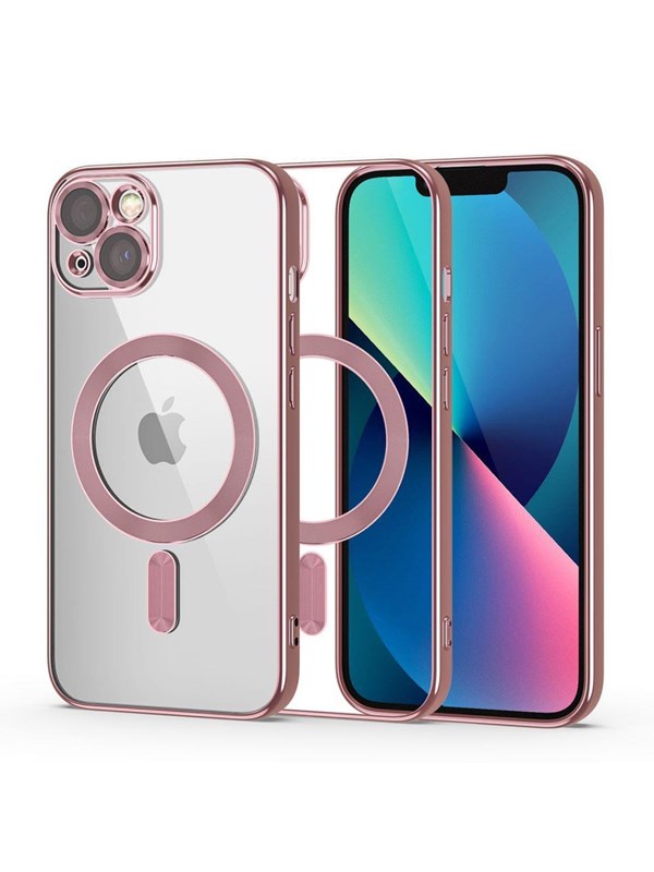 Tech-Protect MagShine Line MagSafe Case for iPhone 13 - Pink