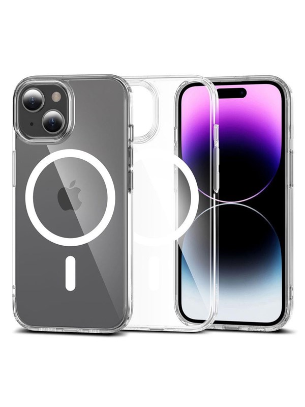 Tech-Protect FlexAir Hybrid MagSafe Case for iPhone 15 - Transparent
