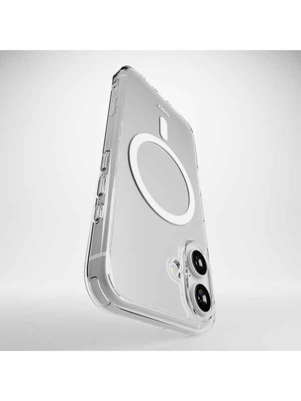 Puro Impact Clear D3O MagSafe Silicone Case for iPhone 16 - Transparent