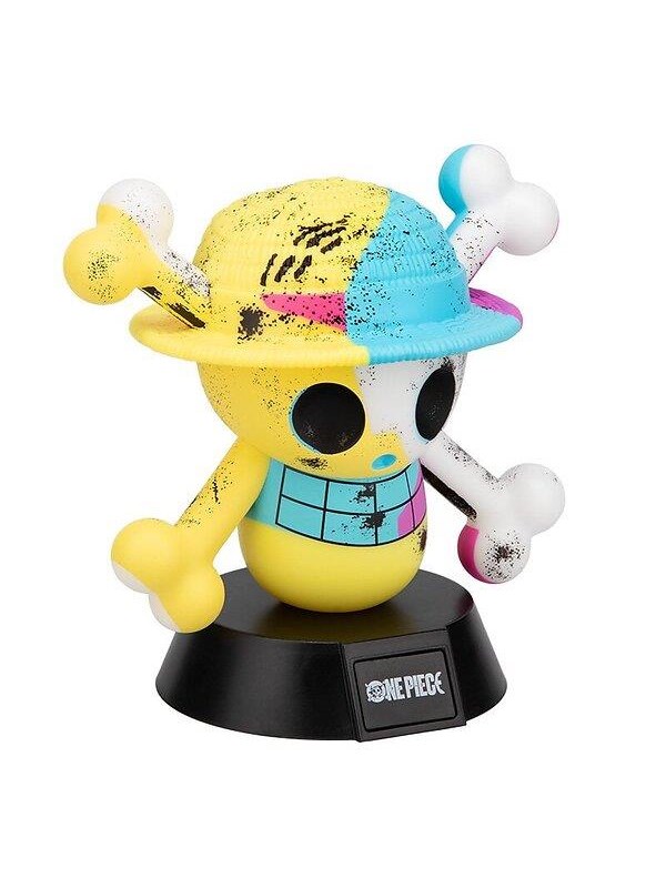 One Piece Jolly Roger Icon Light – 11 cm Schedel & Hoed Lamp – Batterijlamp voor Bureau of Slaapkamer – Paladone