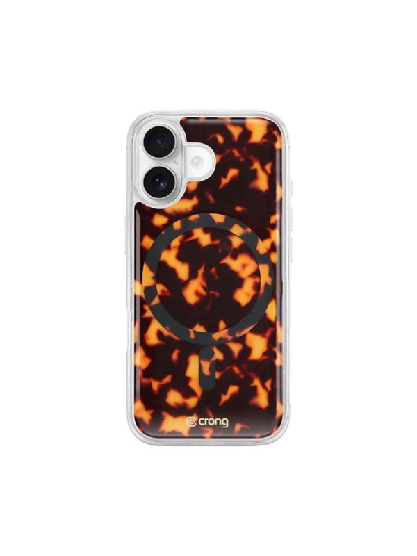 CRONG Deluxe MAG Cover - iPhone 17 MagSafe Case - Tortoise