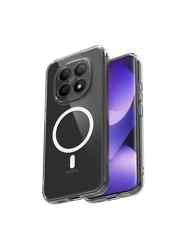 CRONG Hybrid Clear Magnetic - MagSafe Case for Xiaomi Redmi Note 15 Pro Clear