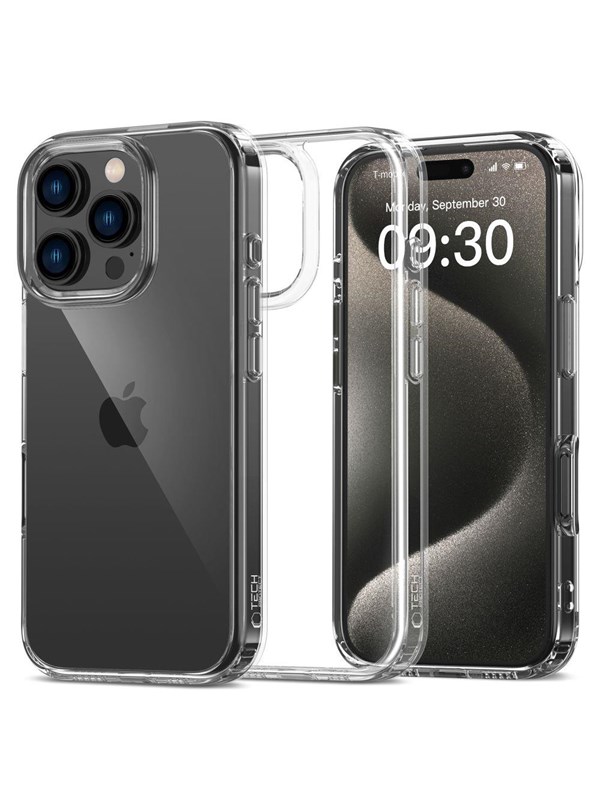 Tech-Protect FlexAir Hybrid iPhone 16 Pro Max Case - Clear